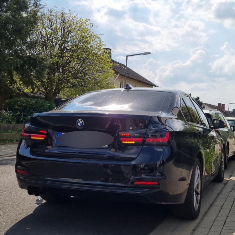 Voll LED Upgrade Design Rückleuchten für BMW 3er F30 Lim. 11-18 schwarz dynamisch